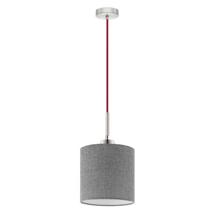 Eglo - LED Pakabinamas sietynas TUNJA 1xE27/60W/230V pilka