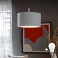 Eglo - LED Pakabinamas sietynas TUNJA 1xE27/60W/230V pilka