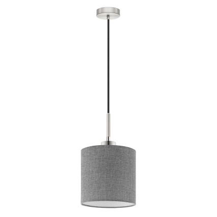 Eglo - LED Pakabinamas sietynas TUNJA 1xE27/60W/230V pilka