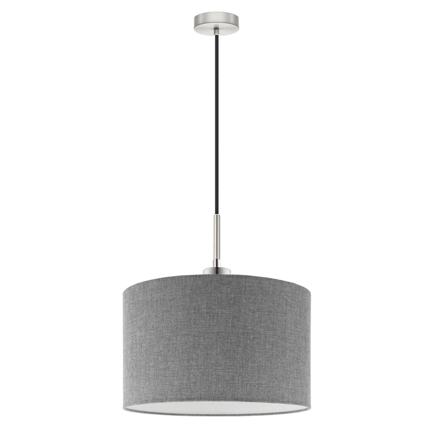 Eglo - LED Pakabinamas sietynas TUNJA 1xE27/60W/230V pilka