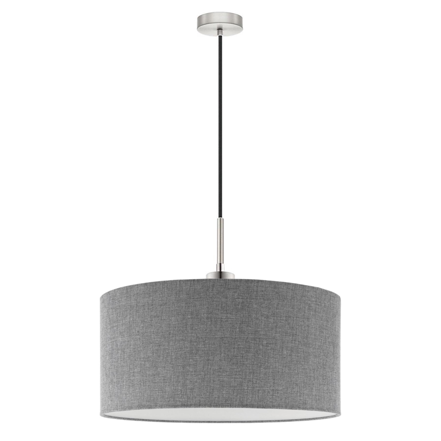 Eglo - LED Pakabinamas sietynas TUNJA 1xE27/60W/230V pilka