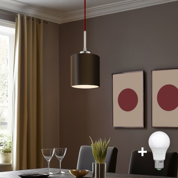 Eglo - LED Pakabinamas sietynas TUNJA 1xE27/60W/230V ruda