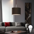 Eglo - LED Pakabinamas sietynas TUNJA 1xE27/60W/230V ruda