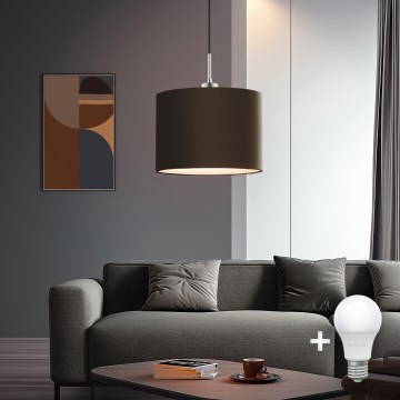 Eglo - LED Pakabinamas sietynas TUNJA 1xE27/60W/230V ruda