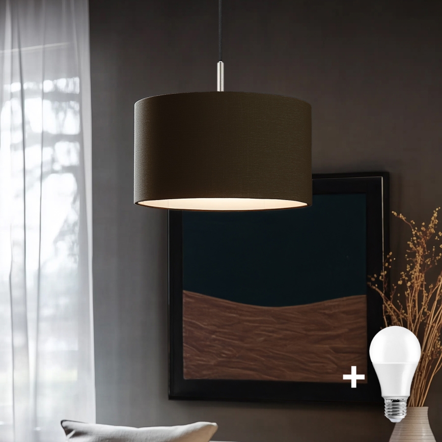 Eglo - LED Pakabinamas sietynas TUNJA 1xE27/60W/230V ruda