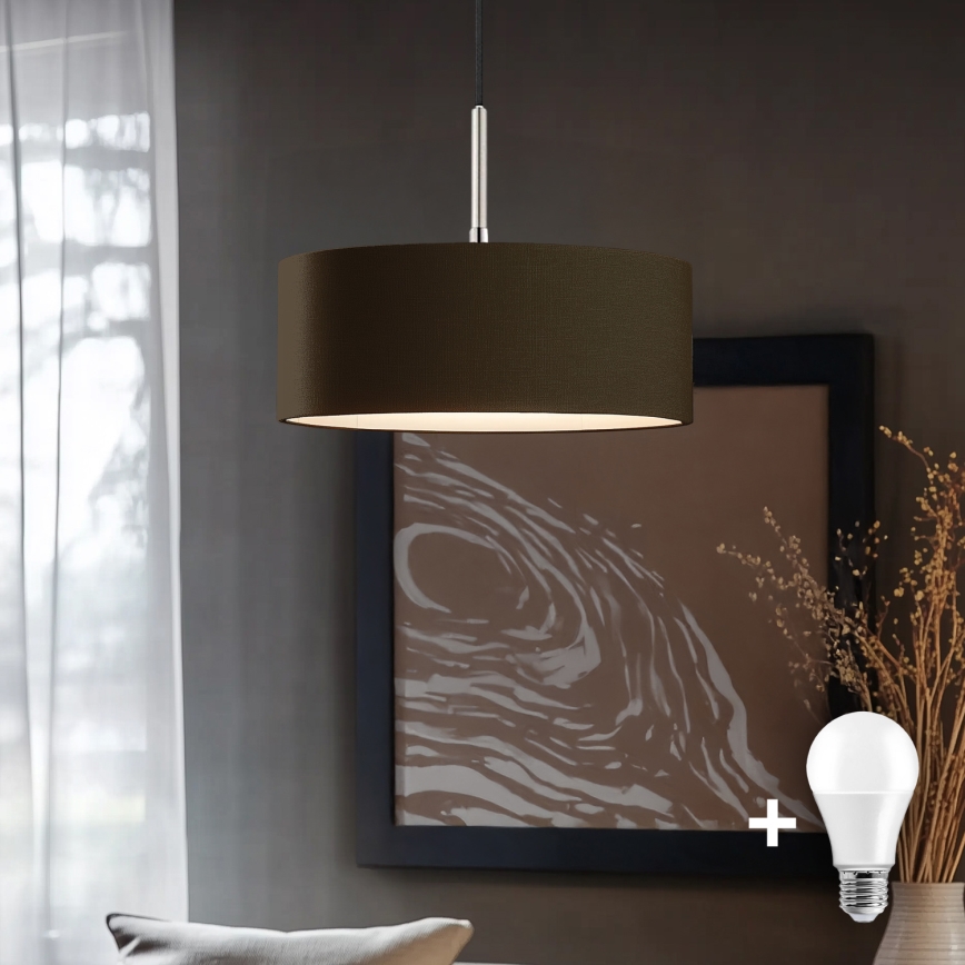 Eglo - LED Pakabinamas sietynas TUNJA 1xE27/60W/230V ruda