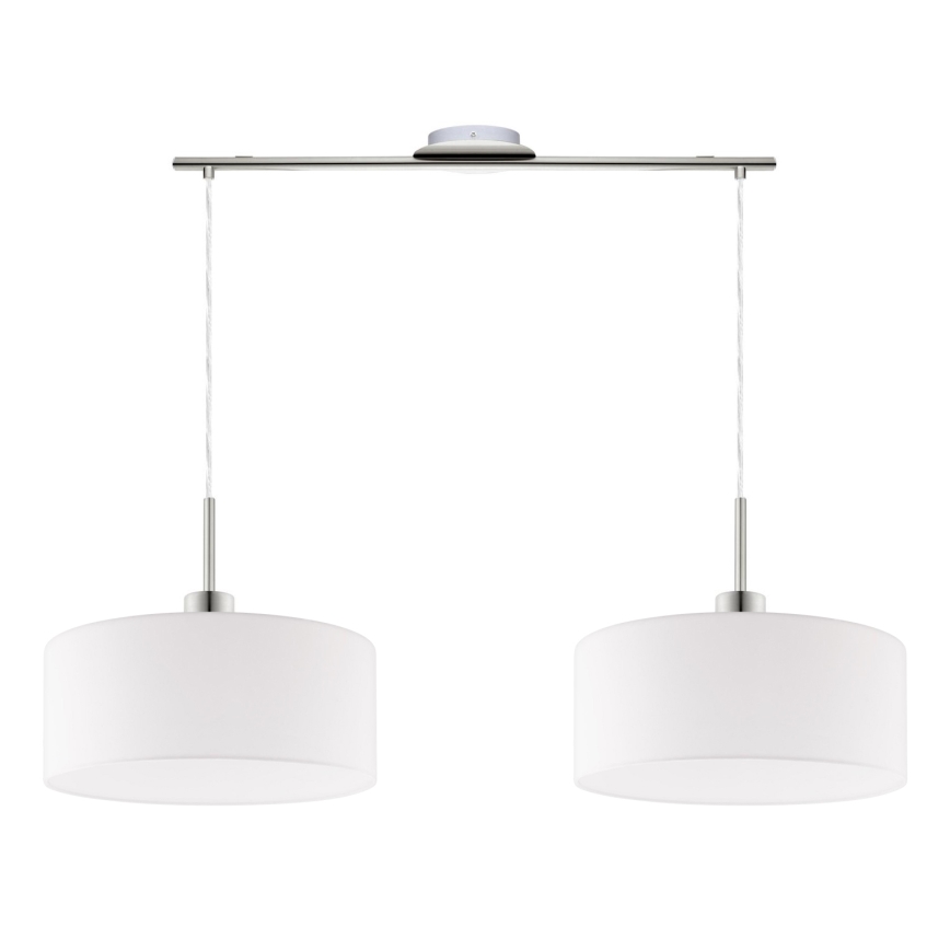 Eglo - LED Pakabinamas sietynas TUNJA 2xE27/60W/230V balta