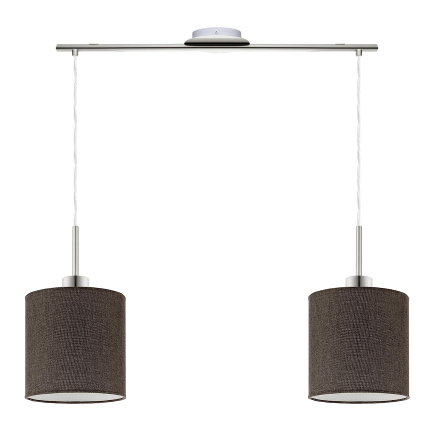 Eglo - LED Pakabinamas sietynas TUNJA 2xE27/60W/230V ruda