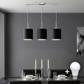 Eglo - LED  Pakabinamas sietynas TUNJA 3xE27/60W/230V juoda