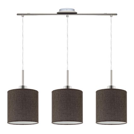 Eglo - LED  Pakabinamas sietynas TUNJA 3xE27/60W/230V ruda