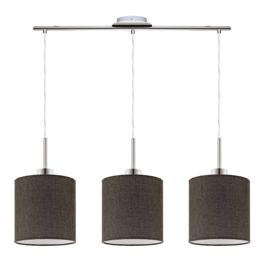 Eglo - LED  Pakabinamas sietynas TUNJA 3xE27/60W/230V ruda