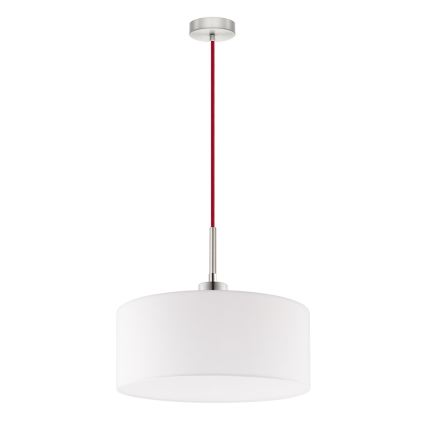 Eglo - LED pakabinamas šviestuvas ant laido TUNJA 1xE27/60W/230V baltas