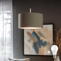 Eglo - LED Pakabinamas šviestuvas ant laido TUNJA 1xE27/60W/230V taupe