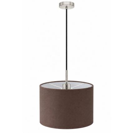 Eglo - LED pakabinamas šviestuvas ant laido TUNJA 1xE27/60W/230V Ø 20 cm ruda/juoda