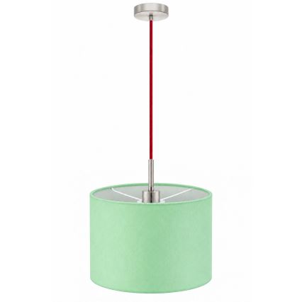 Eglo - LED pakabinamas šviestuvas ant laido TUNJA 1xE27/60W/230V Ø 20 cm žalia/raudona