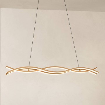 Eglo - LED pakabinamas šviestuvas ant troselio, LED/35W/230V, smėlio spalvos