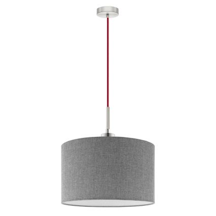 Eglo - LED Lubų šviestuvas ant laido TUNJA 1xE27/60W/230V pilka