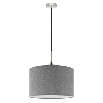 Eglo - LED Lubų šviestuvas ant laido TUNJA 1xE27/60W/230V pilka