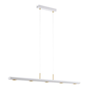 Eglo - LED Pritemdomas, ant virvės kabinamas, lubinis šviestuvas 5xLED/4,6W/230V