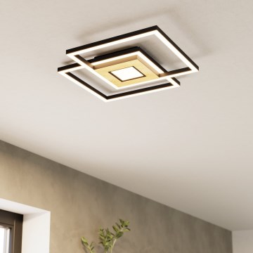 Eglo - LED Pritemdomas lubinis šviestuvas 2xLED/17W/230V +1xLED/4,2W 2700-6500K + nuotolinio valdymo pultas