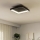 Eglo - LED Pritemdomas lubinis šviestuvas LED/12W/230V 2700-6500K juoda + nuotolinio valdymo pultas
