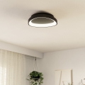 Eglo - LED Pritemdomas lubinis šviestuvas LED/12W/230V 2700-6500K juoda + nuotolinio valdymo pultas