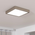 Eglo - LED Pritemdomas lubinis šviestuvas LED/17W/230V matinis chromas