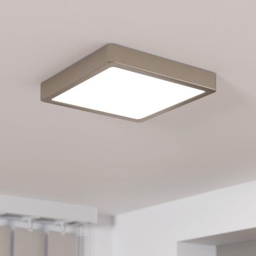 Eglo - LED Pritemdomas lubinis šviestuvas LED/17W/230V matinis chromas