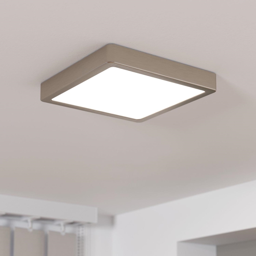 Eglo - LED Pritemdomas lubinis šviestuvas LED/17W/230V matinis chromas