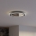 Eglo - LED Pritemdomas lubinis šviestuvas LED/20W/230V 2700-6500K juoda + nuotolinio valdymo pultas