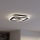 Eglo - LED Pritemdomas lubinis šviestuvas LED/20W/230V 2700-6500K juoda + nuotolinio valdymo pultas