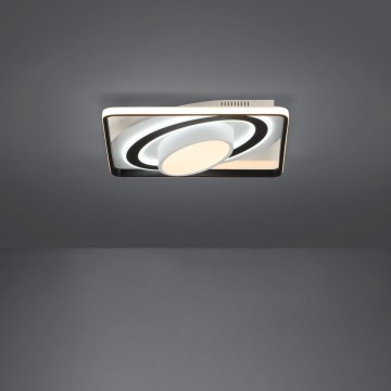 Eglo - LED Pritemdomas lubinis šviestuvas LED/21,5W/230V + LED/10,5W + LED/3W 3000-6500K juoda + nuotolinio valdymo pultas