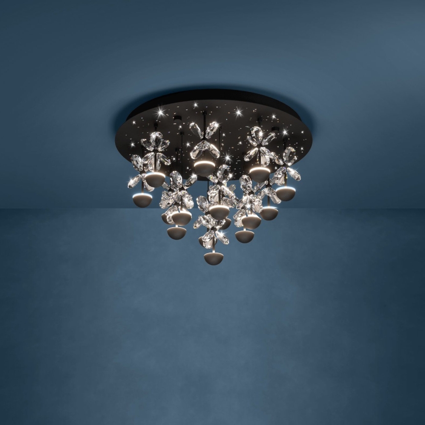Eglo - LED Pritemdomas lubinis šviestuvas LED/27W/230V 3000K juoda