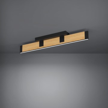 Eglo - LED Pritemdomas lubinis šviestuvas LED/27W/230V 3000K juoda/ruda