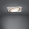 Eglo - LED Pritemdomas lubinis šviestuvas LED/28W/230V+LED/13W+ LED/2,8W 3000-6500K juoda + nuotolinio valdymo pultas