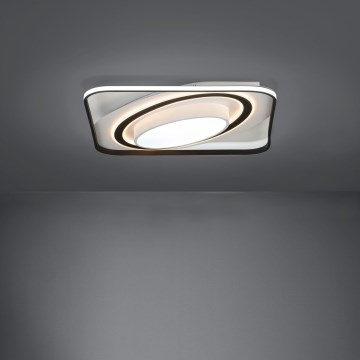 Eglo - LED Pritemdomas lubinis šviestuvas LED/28W/230V+LED/13W+ LED/2,8W 3000-6500K juoda + nuotolinio valdymo pultas