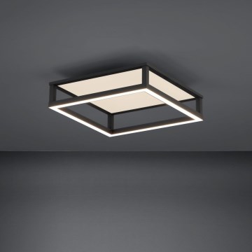 Eglo - LED Pritemdomas lubinis šviestuvas LED/29,4W/230V 2700-6500K juoda + nuotolinio valdymo pultas