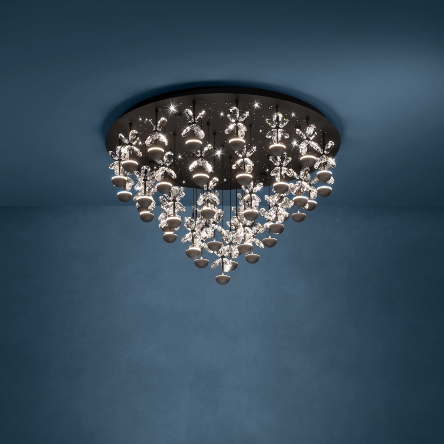 Eglo - LED Pritemdomas lubinis šviestuvas LED/77,4W/230V 3000K juoda