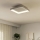 Eglo - LED Pritemdomas lubinis šviestuvas LORETELLO LED/12W/230V balta + nuotolinio valdymo pultas
