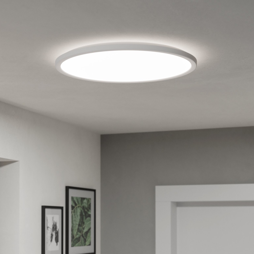 Eglo - LED pritemdomas lubinis vonios šviestuvas LED/16,8W/230V 2700-6500K pr.50 cm IP44 balta + nuotolinio valdymo pultas