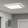 Eglo - LED pritemdomas lubinis vonios šviestuvas LED/17W/230V 2700-6500K 50x50 cm IP44 balta + nuotolinio valdymo pultas