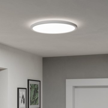Eglo - LED pritemdomas lubinis vonios šviestuvas LED/18,5W/230V 2700-6500K diametras 38,9 cm IP44 balta + nuotolinio valdymo pultas