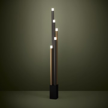 Eglo - LED pritemdomas toršeras 5xLED/3,7W/230V 3000K antracitas/auksas
