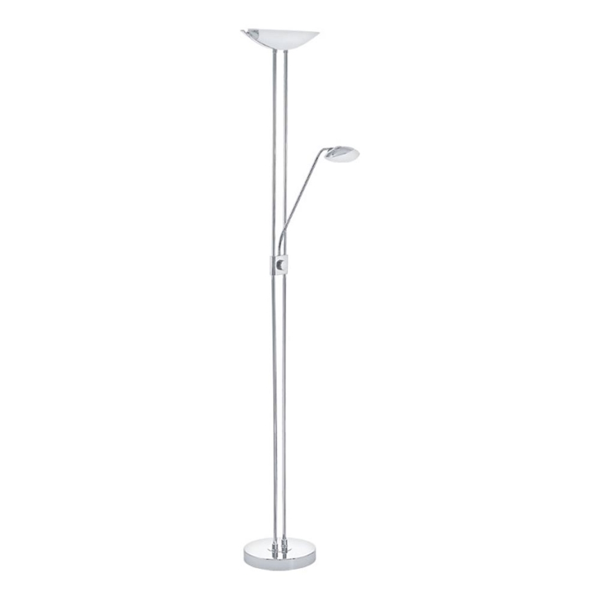 Eglo - LED pritemdomas toršeras LED/20W + LED/2,5W blizgus chromas