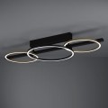 Eglo - LED Pritemdomas tvirtinamas sietynas 2xLED/12,5W/230V + LED/15,5W 3000K juoda