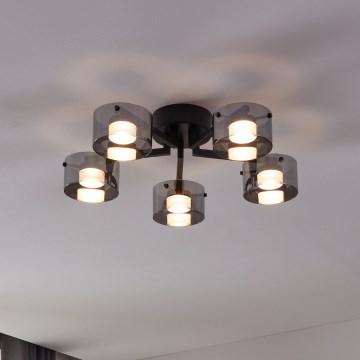 Eglo - LED Reguliuojamas ant pagrindo pakabinamas sietynas 5xLED/5,4W/230V