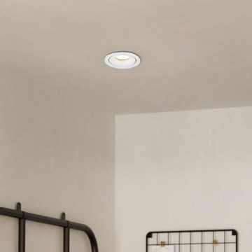 Eglo - LED Reguliuojamas įmontuojamas šviestuvas/4,9W/230V balta