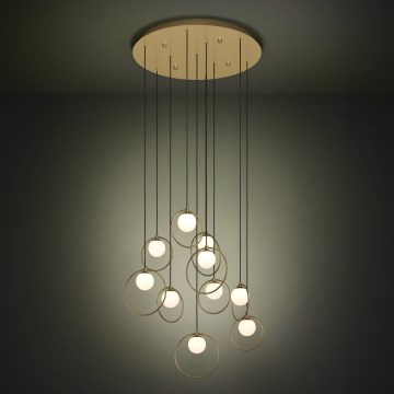 Eglo - LED Reguliuojamas pakabinamas sietynas 10xLED/3W/230V 3000K diametras 58 cm auksas