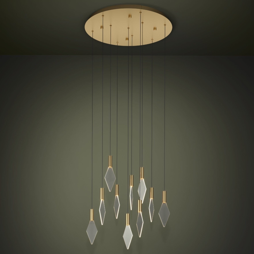 Eglo - LED Reguliuojamas pakabinamas sietynas 10xLED/3W/230V 3000K diametras 58 cm auksas