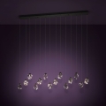 Eglo - LED Reguliuojamas pakabinamas sietynas 14xLED/3W/230V 3000K juoda/permatoma